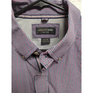 Ariat Pro Series Mens XL Long Sleeve Button Down Shirt NWOT 929